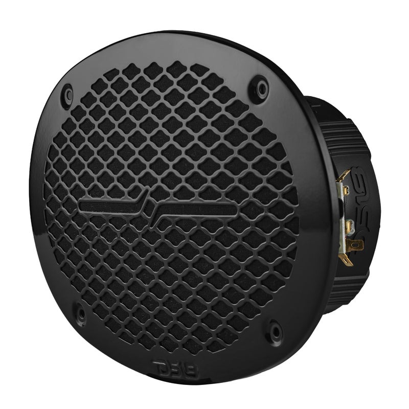 DS18 PRO-ZT Pro Audio Coaxial Midrange Speakers with Built-in Bullet Tweeter, 4-Ohms, Water Resistant - Black Metal Mesh Grill Included (1 Speaker) (6x9 inches) - Image 5